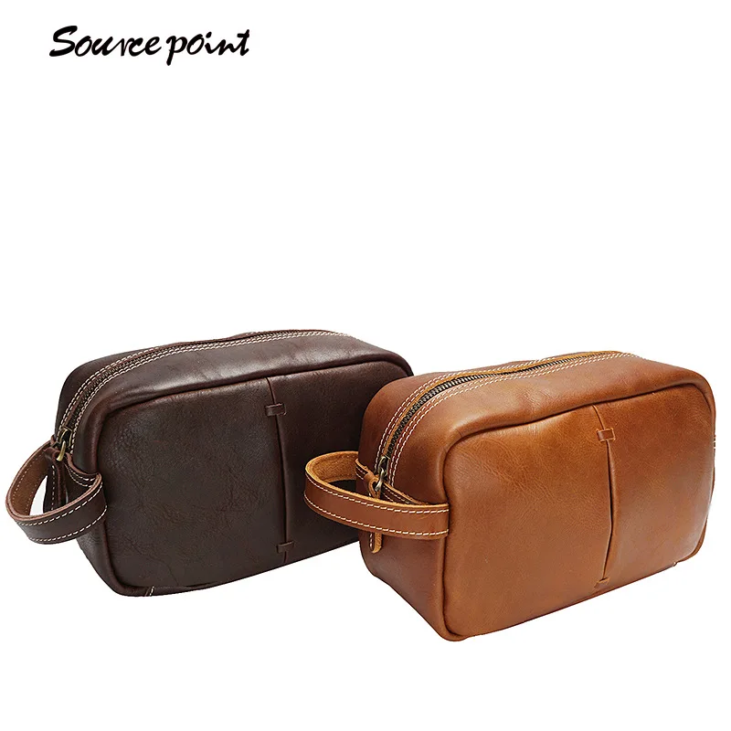 

SOURCE POINT New Women's Genuine Leather Cowhide Wallet Purse Mini Coin Pocket Barrel-shaped Cluth Bags Vintage YD-8102