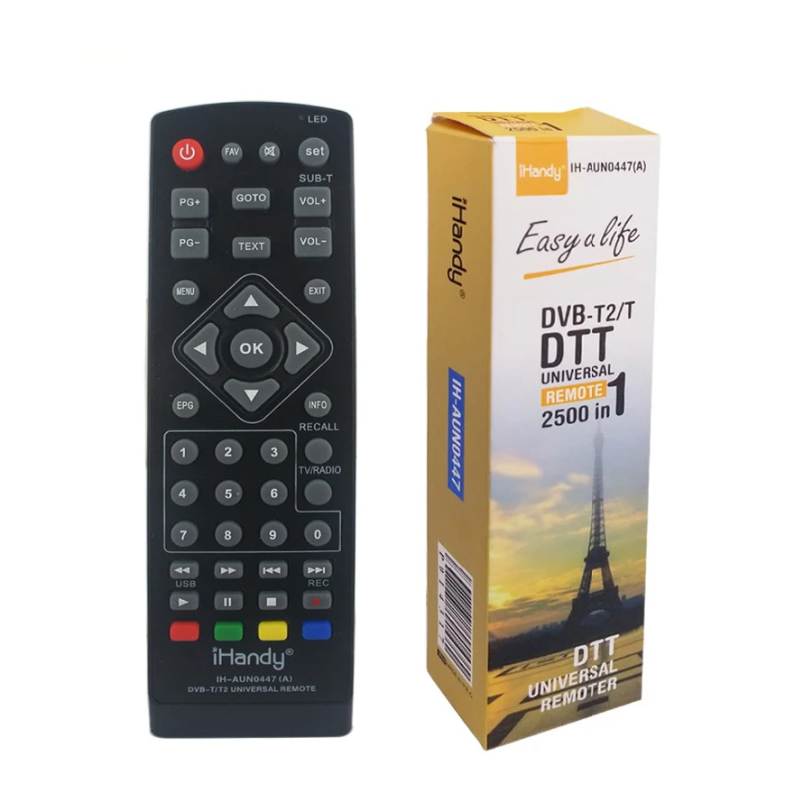 AUN0447 UNIVERSAL DVB T2 DTT 2800 в 1 телефон с дистанционным управлением Южной Африке/Юго