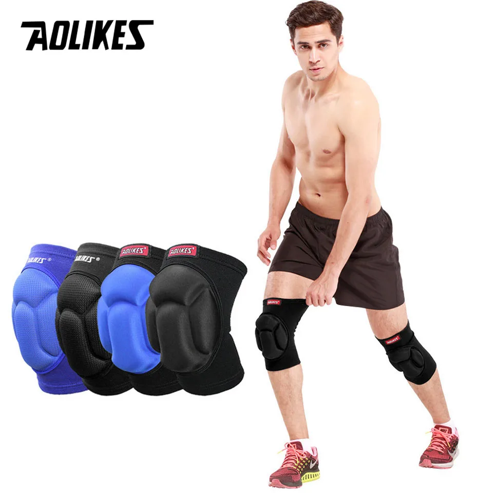 Aolikes 1 pair thicked كرة الطائرة الرياضات المتطرفة التزلج منصات الركبة اللياقة الركبة دعم الركبة حامي نيباد Aolikes 1 pair thicked كرة الطائرة الرياضات المتطرفة التزلج منصات الركبة اللياقة الركبة دعم الركبة حامي نيباد