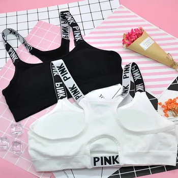 

1PC Girl Sport Bra for Child Underwear Girl Bra for Girls Running Yoga Teenage Underwear No Rims Training Bras for Sport Girls