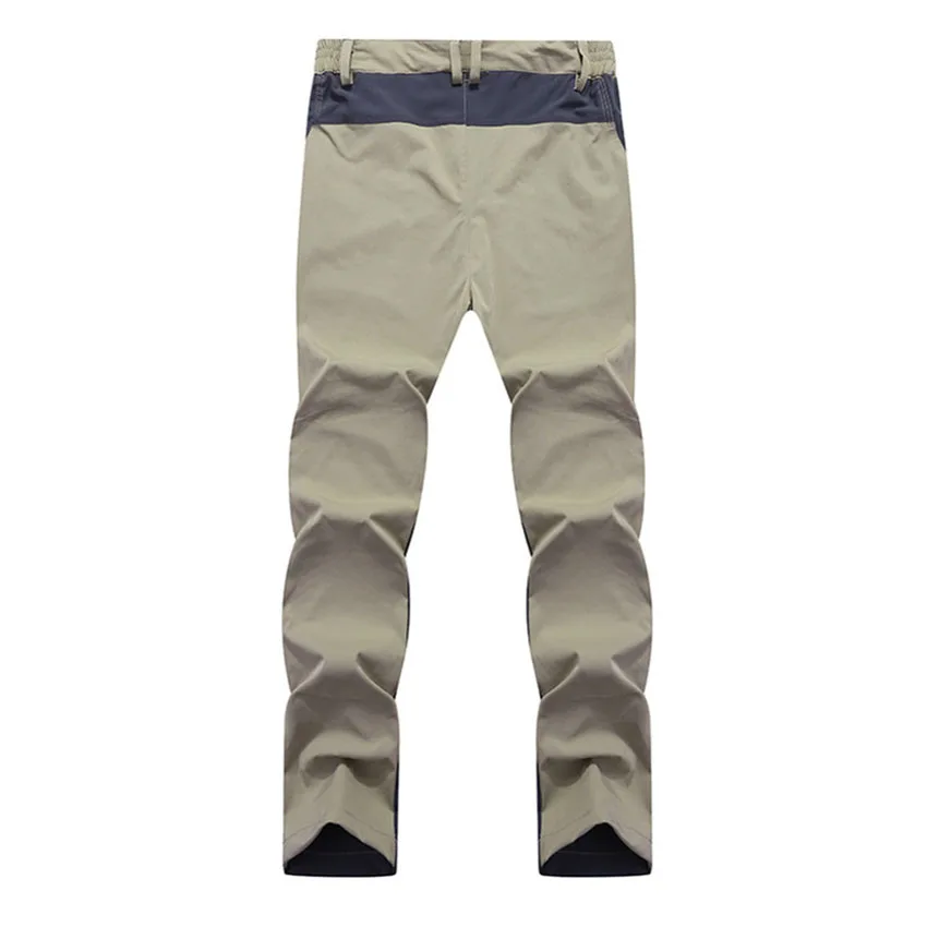 WindTaste de verano de los hombres de Camping al aire libre pantalones de secado rápido de Trekking senderismo pesca de escalada impermeable elástico pantalones KA008