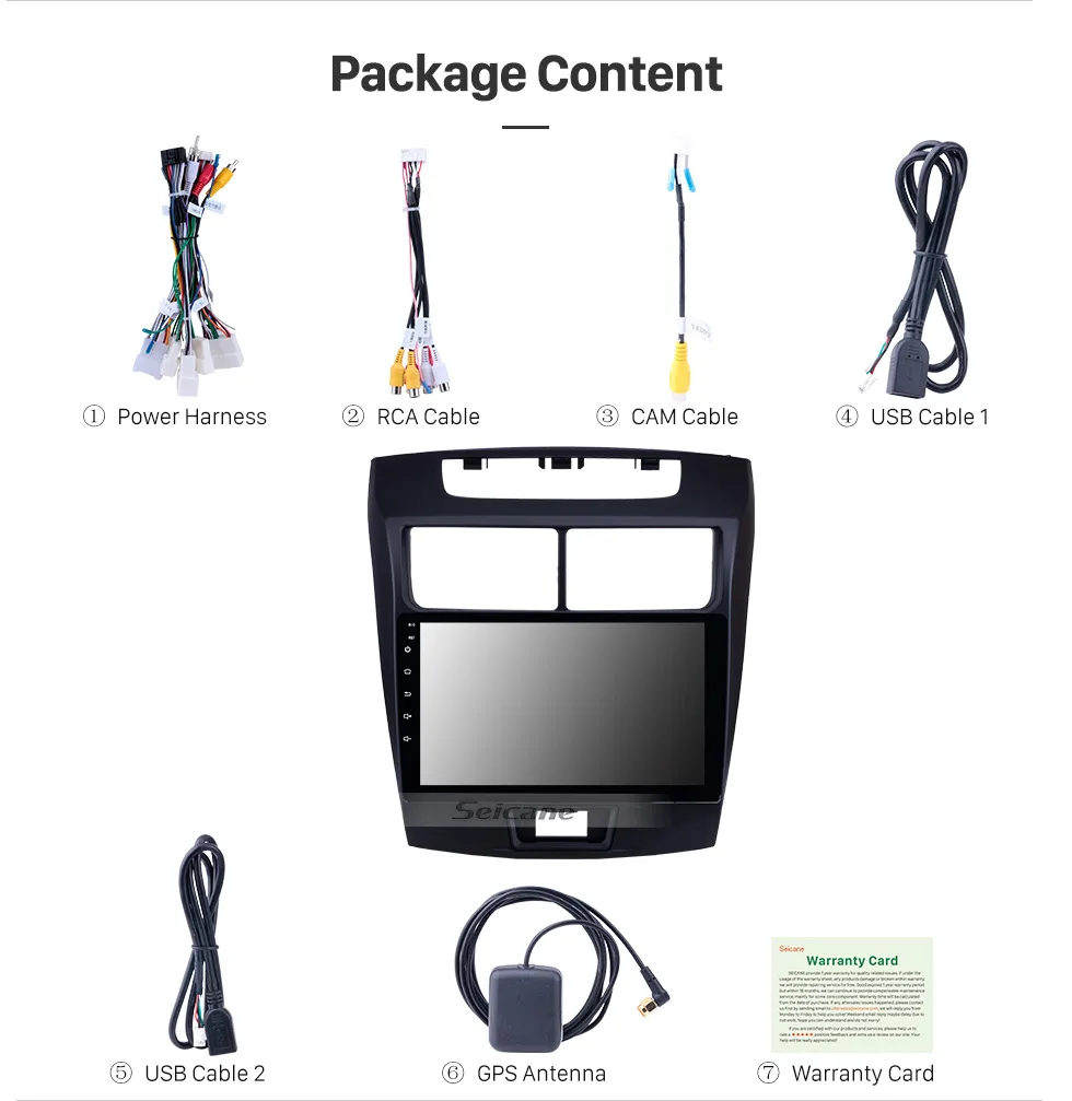 Sale Seicane 2din Android 8.1 Car Radio Multimedia Video Player Navigation GPS For Toyota Avanza 2010 2011 2012 2013 2014 2015 2016 17