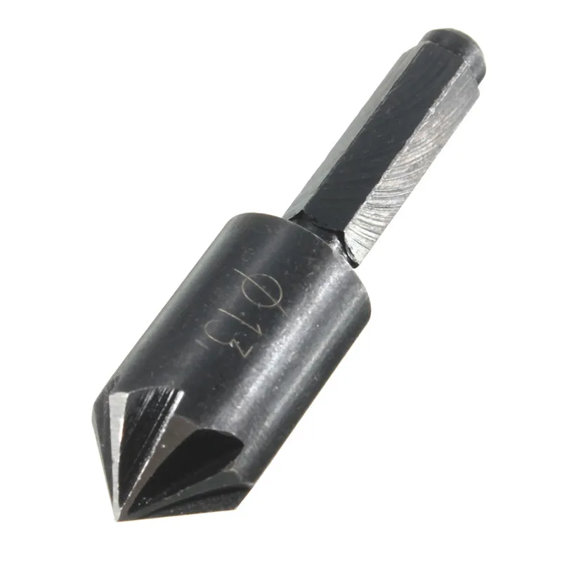 

Top Quality 1pcs High Carbon Steel 13mm Countersink Drill Bit Set 7 Flute Chamfer Cutter 1/4 Inch Hex Shank For Wood Drilling