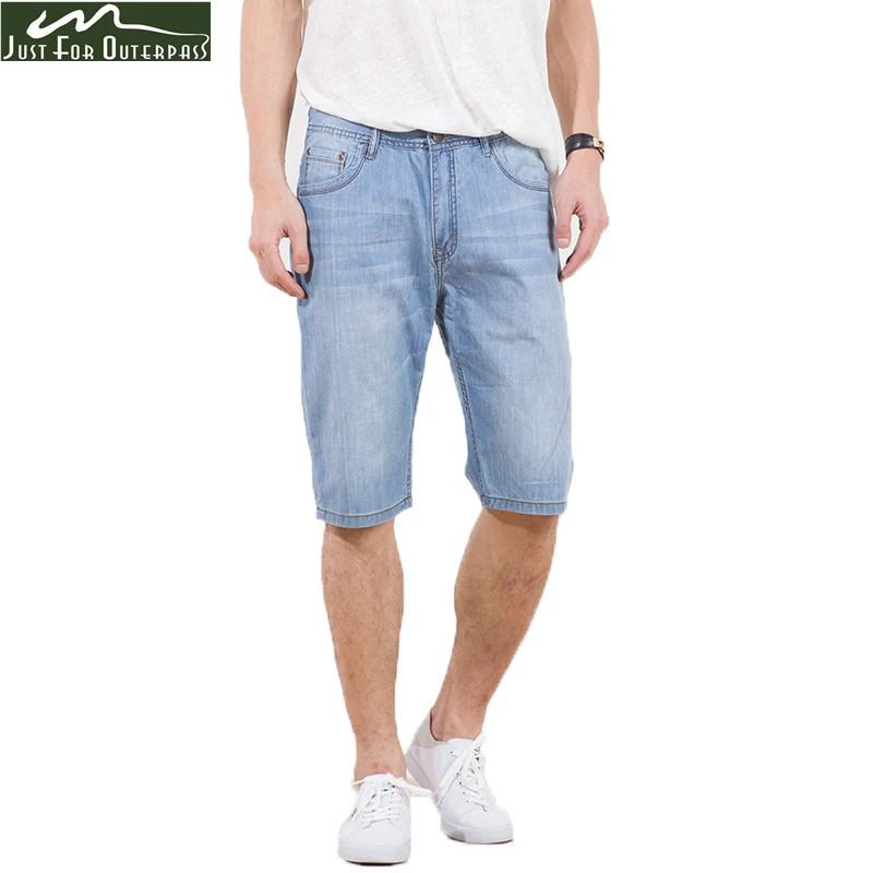 2018 New Short Jeans Men Summer Pure Cotton Loose Thin Jeans Shorts
