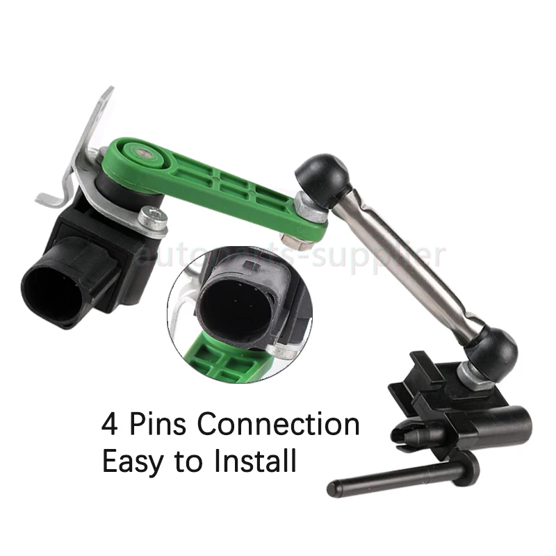 7P0616213 7P0616214 Front Left / Right Height Level Sensor For AUDI For VW Touareg V6 V8 2011- FL FR car headlight level sensor car body height sensor lever