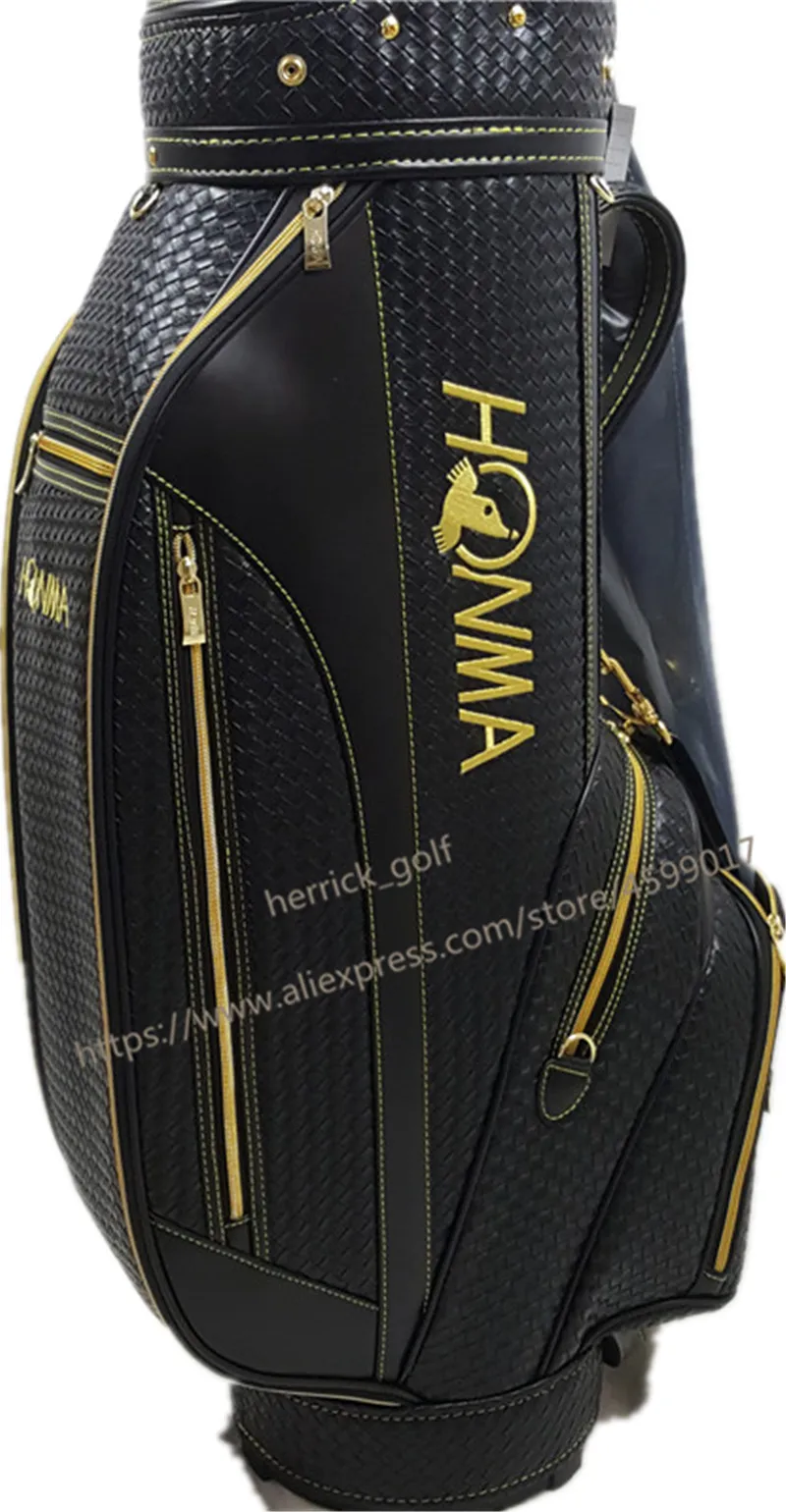 Набор для клюшек для гольфа HONMA S-06, 4 звезды, полный набор клюшек для гольфа, драйвер+ фарватер, дерево+ утюги+ клюшка, графитовый Вал, чехол, сумка