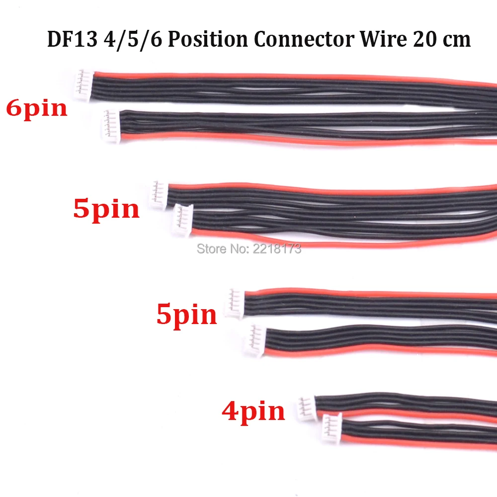 

APM 2.6 / APM 2.8 Pixhawk PX4 Flight Control Cable DF13 4p / 5p / 6pin Position Connector 20cm Length 4pin & 5pin & 6pin 8pcs