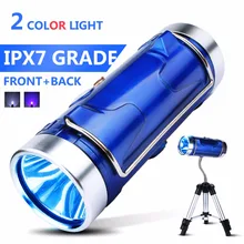 SKYFIRE IPX7 Водонепроницаемый Открытый Pro Плавающей СВЕТОДИОДНЫЙ Хождение Рыбалка Свет с Штатив и Приманки Свет встроенный Аккумулятор и Зарядное Устройство фонарик налобный фонарь lanterna фонарики linternas