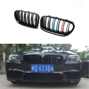 

KOKO RACING designer1pair Car Grille M Performance For BMW 5 series F10 F18 Car Front Center Wide Grill Racing Grill Car-styling