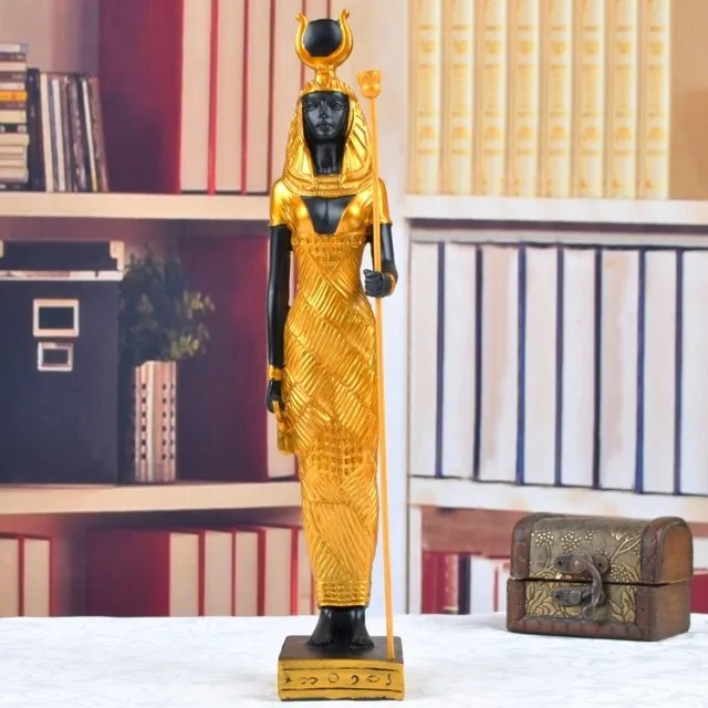 Золотая смола Египетский Фарон орнамент украшение для дома и офиса Статуэтка украшения Фараон египетская статуя домашний декор миниатюрная