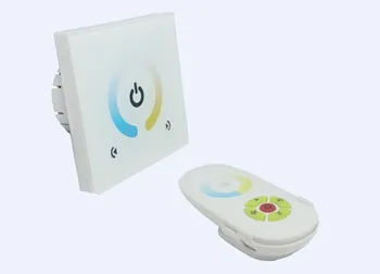 

TM072E;Europe Standard LED touch CCT dimmer with remote control;DC12-24V input;4A*2channel output