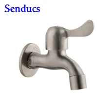 Продвижение 304 нержавеющая сталь стиральная машина кран с высоким качеством щеткой отделка ванной кран