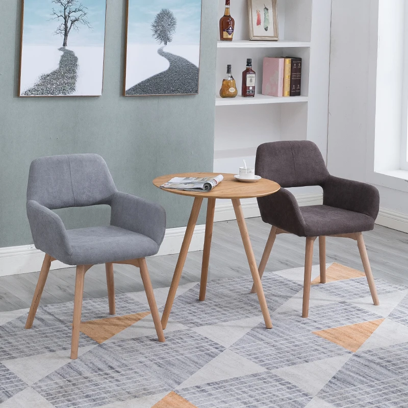 Северный стул из цельного дерева с одной шерстью современный минималистичный обеденный стул для дома, спальни, табурет для кофе, книжный стол