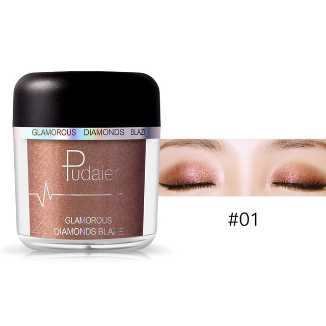 Glitter Eyeshadow Powder Pigments Eye Shadow Easy to Wear Waterproof Shimmer Cos&hellip;