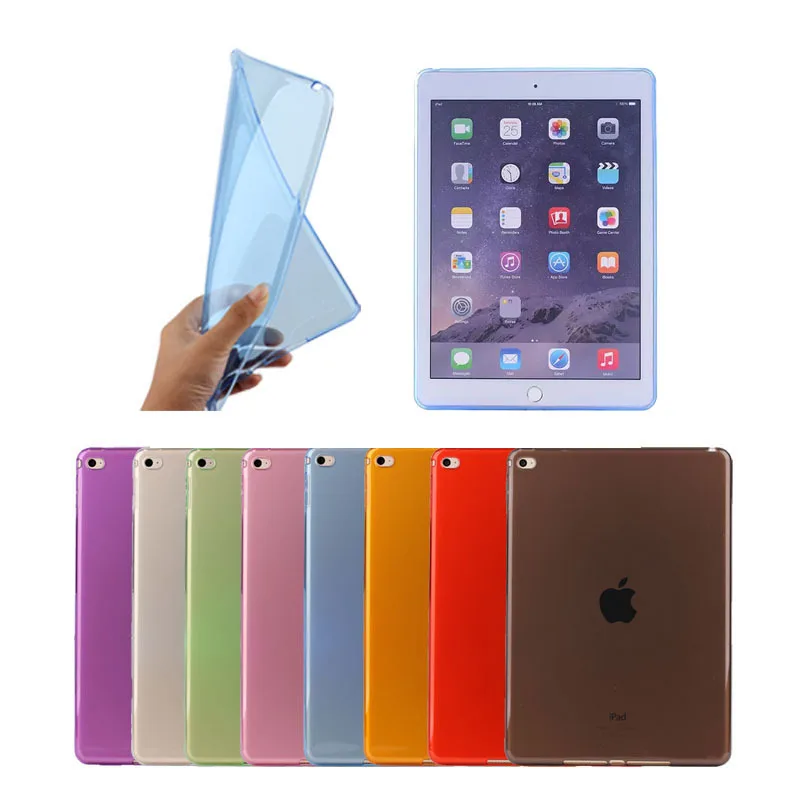 

for iPad 2018 Case iPad 6th Generation Tablet Case for iPad 9.7 Luxury Crystal Transparent Silicon Back Cover for iPad 9.7 Case