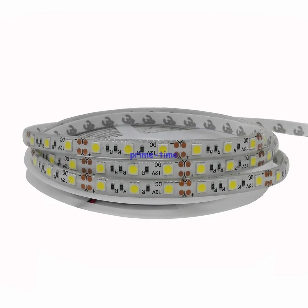 Светодиодная лента 16 футов 5050 SMD натуральный белый 4500 K 300 светодиодов