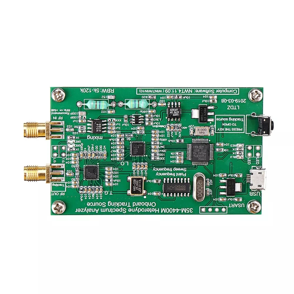 

Spectrum Analyzer USB LTDZ_35-4400M_Spectrum Signal Source with Tracking Source Module RF Frequency Domain Analysis Tool