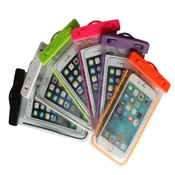 

500pcs/lot Mobile Phone Waterproof Bag Case for iPhone 7 6 6s Plus 5s SE Underwater cover for Samsung S8 Plus S6 S7 edge Note 5