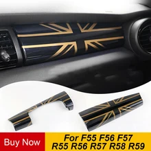 Auto Dashboard Instrument Trim Panel Abdeckung Aufkleber Innen Dekoration Für Mini Cooper S Eine R55 R56 R57 R58 F55 F56 zubehör