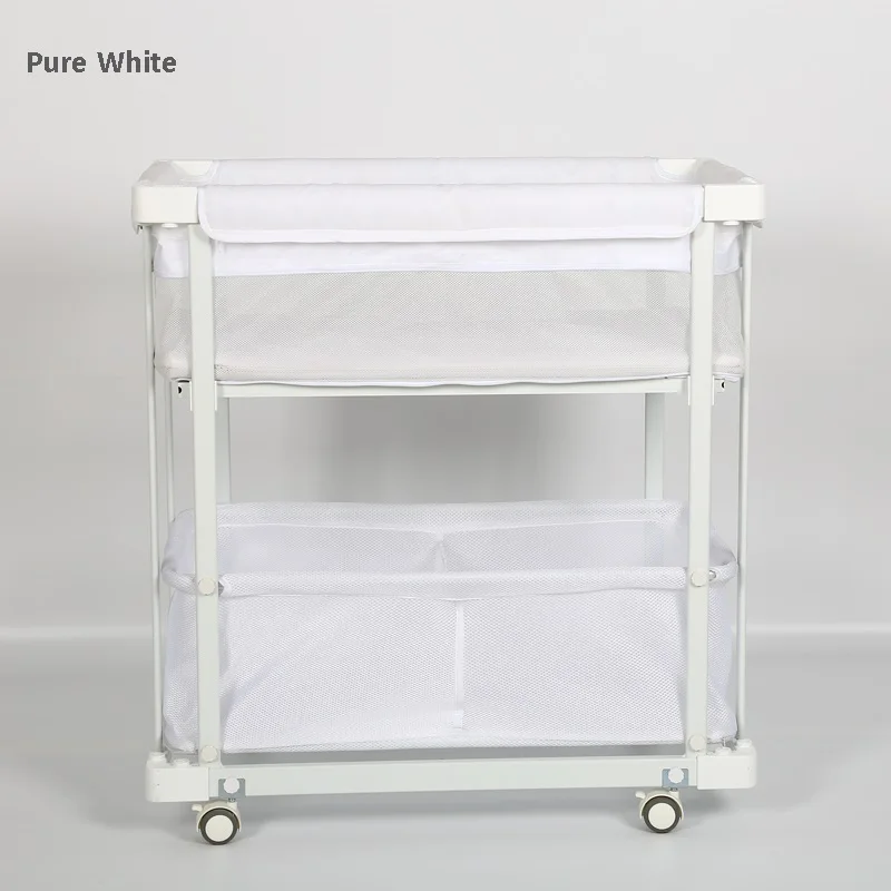 Online Bergerak Baby Face Tinggi Adjustable Popok Ganti Pakaian Meja Menyingkirkan Penyimpanan Hangbag Mosquito Net