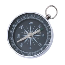 1000 шт./лот G44-2 портативный размер Открытый Туризм Кемпинг направляющие инструменты Алюминиевый сплав брелок инструмент для навигации