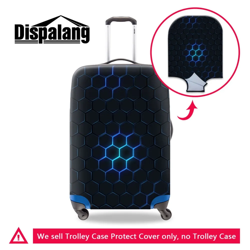 Cool Spandex Luggage Protector Suitcase Cover Geometric Patterns