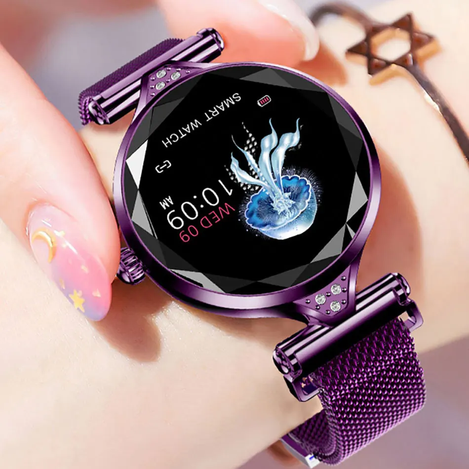 

Female Smart Watch Women Smartwatch Sport Health Fitness Heart Rate Monitor Pedometer Lady Wrist Watch For Android IOS iPhone