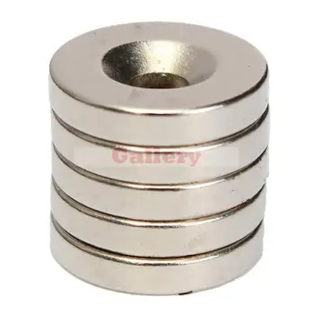 

15 pcs N52 15x3mm Strong Round Countersunk Ring Magnets 4mm Hole Rare Earth Neodymium Magnet