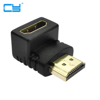 

Right angled 90D HDMI Male to Female adapter converter,Free shipping by FedEx