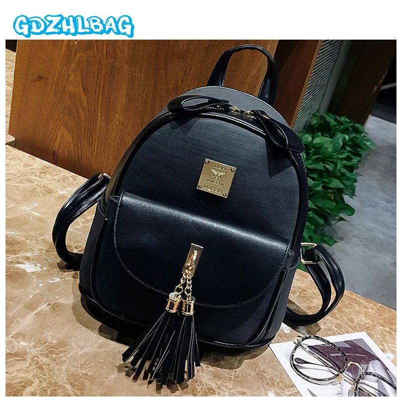

2018 Women Backpack Letter Mini PU Leather Backpack Schoolbags for Teenage Girls Female Small Backpack Rucksack Mochilas B275