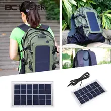BCMaster 3W 6V Polycrystalline Solar Panel Cell DC5521 Cable For 3.7V Battery Outdoor Travelling Power Supply Solar Module Board