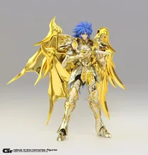Em estoque gt gemini saga alma de ouro armadura divina saint seiya mito pano ex sog figura de ação modelo