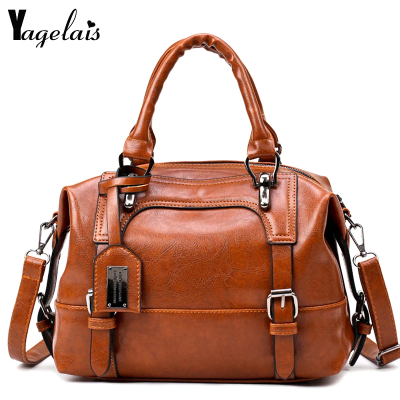 2019 Women Wide Shoulder Straps Casual Solid PU Leather Crossbody Bags Fashion Bag Single ...