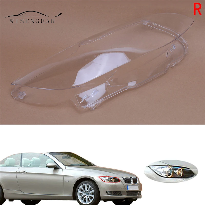 WISENGEAR For BMW Right Headlight Headlamp Cover Clear Lens E92 Coupe