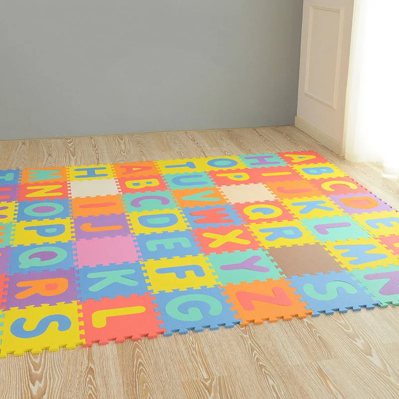 

Kid's Multicolored Numbers Puzzle Play Mat EVA Drop-proof Moisture-proof Bubble Mat FJ88