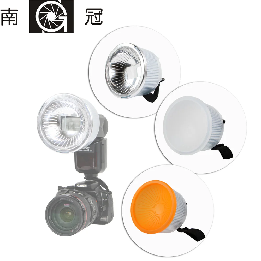 

NG-F02 Photographic Accessories camera flash soft box camera accessories Universal soft external flash Bowl type Softboxes CD50