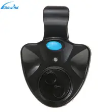 Fishing Bell Alarms Electronic Fish Bite Alarm Finder Sound Alert Bell LED Light Clip On Fishing Rod Tackle Tools Accessories