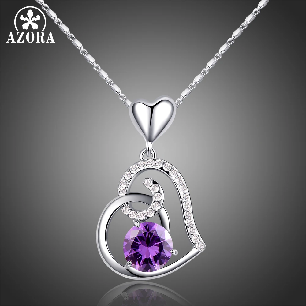 Женское колье с подвеской в виде сердца австрийским кристаллом|necklace locket|necklace