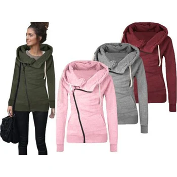 

Zogaa Autumn Winter Womens Cotton Sport Hoody Hoodie Sweater Lady's Hooded Pullover Sweatshirt Jumper Coat Jacket hooded suits