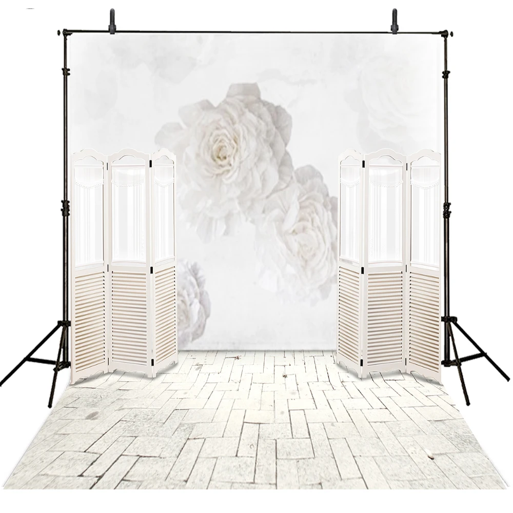 Wedding Photography Backdrop White Vinilo Vinyl Backdrop For