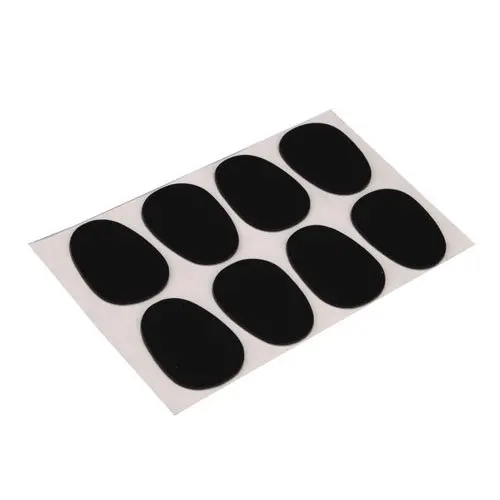 

8pcs Alto Saxophone Mouthpiece Patches Pads Cushions 0.8mm Black