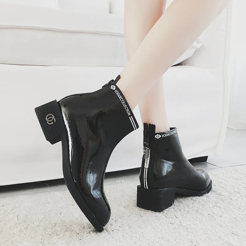 

MYCORON 2018 New Martin Boots Woman Auutmn Winter Snow Shoes Platform Female Warm Winter Casual Boots Botas Mujer Invierno