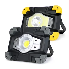 USB 18650, рабочий светильник, мощный, Werklamp, COB, светодиодный светильник-вспышка, водонепроницаемый, T6, портативный Точечный светильник, Lanternas для кемпинга, лампа, светильник s