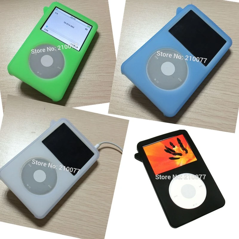 Zhhlinyuan Slim Fit Protective Soft Silicone Case Cover para iPod Classic 80GB//120GB//160 GB 3th Generation