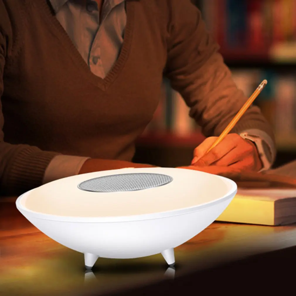

Wireless Bluetooth Speaker Hands-free Call Rechargeable Touch Sensor Night Lamp for Bedroom Outdoor Loundspeaker