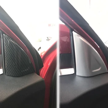 

ABS Chrome For MG ZS 2018 2019 2020 accessories Car interior A-pillar Speaker horn ring Cover Trim Sticker Car Styling 2pcs
