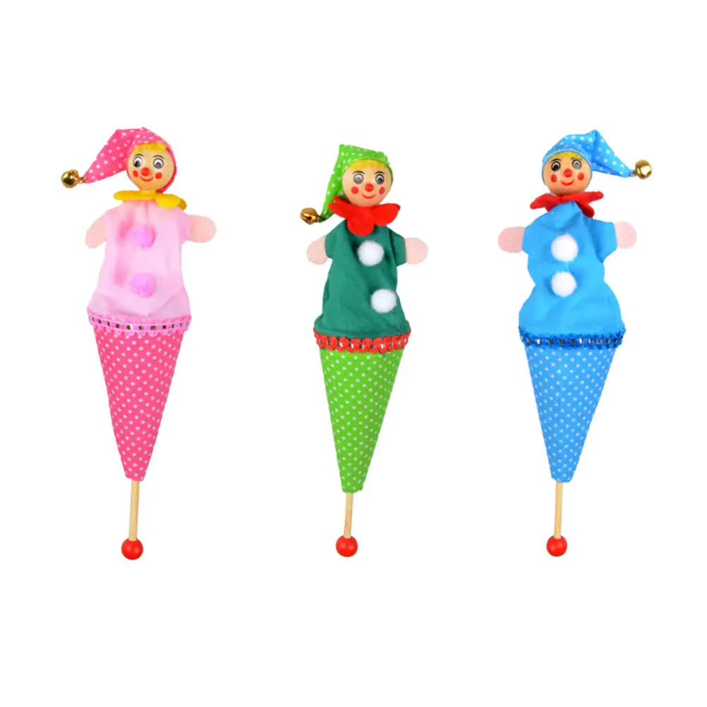 1 шт. Горячая клоун кукла игрушка колокольчик прятки всплывающие телескопические детские развивающие игрушки разные стили