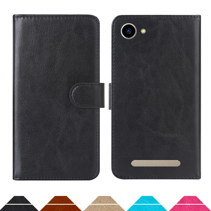 

Luxury Wallet Case For INOI 1 Lite PU Leather Retro Flip Cover Magnetic Fashion Cases Strap
