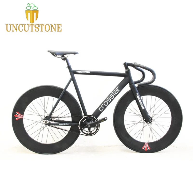 Fixed Gear Bike Fixie frame 53cm 55cm 58cm DIY 700C Aluminum alloy Bike Track Bike Bicycle 70mm alloy wheel bike