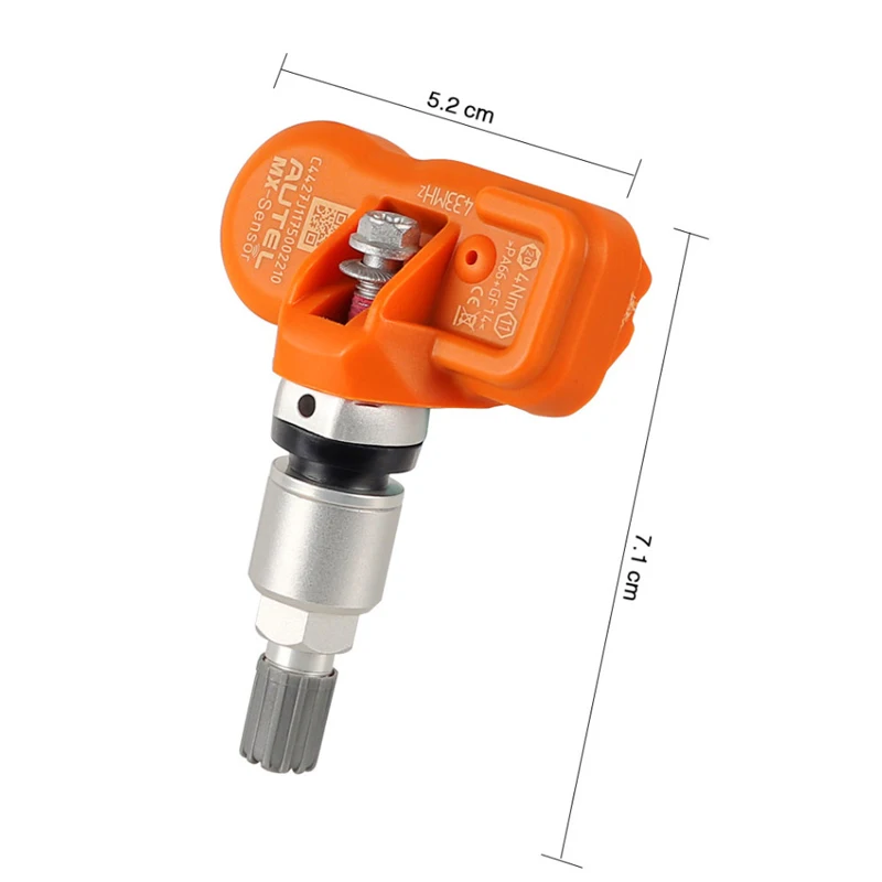 Датчик AUTEL mx сенсор TPMS 433 МГц датчик давления в шинах Универсальный программист